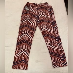 Denver Broncos Zubaz Pants - Orange/Navy Blue - XXL - NWT